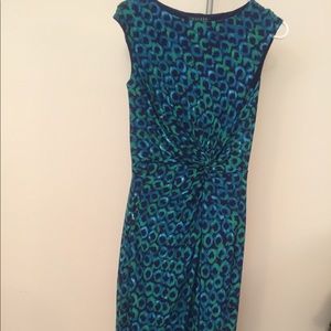 Cap sleeve knit dress